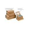 ColomPac CP 066.02 Pasta sūtījumu kaste SM, brūna, iekšējie izmēri 215 x 155 x 43 mm, pašlīmējoša