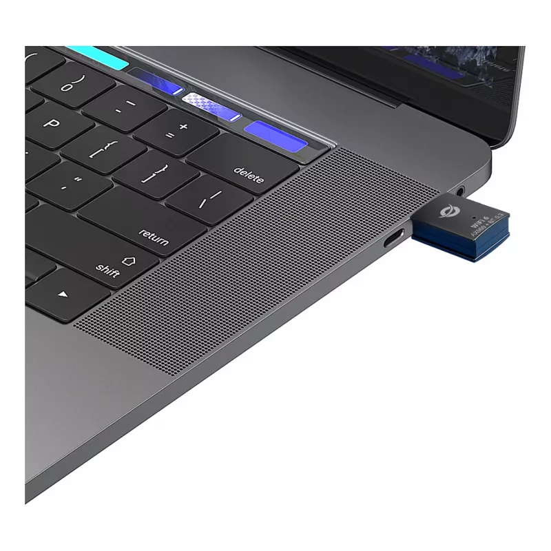 Conceptronic ABBY26B WiFi 6 AX900 divjoslu USB un Bluetooth 5.3 adapteris