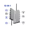 Conceptronic DONN34G 10-in-1 USB 3.2 Gen 2 MST dokstacija, 4K60Hz HDMI, 8K30Hz DisplayPort, GbE, USB-C 10Gbps x 3, USB-A 480Mbps x 2, Audio, 100W USB PD