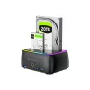 Conceptronic DONN36B 2 nodalījumu SATA HDD/SSD dokstacija, USB 3.0, 2x USB-A, melna