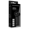 CONCEPTRONIC Turbo rokas ventilators melns USB-C uz USB-A alumīnija 5V 3 ātrumu uzlādējams 2000mAh