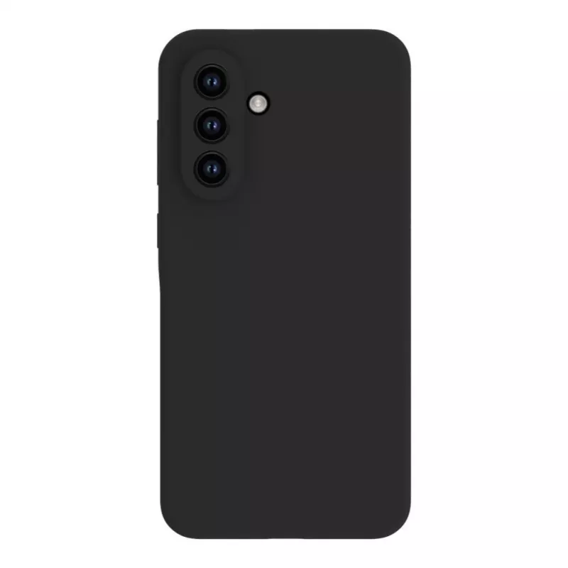 Connect Samsung Galaxy A35 5G Premium kvalitātes Soft Touch silikona maciņš Melns