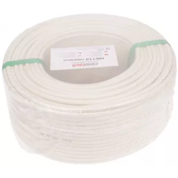 CONOTECH NS-585 Koaksiālais kabelis NS113TRI HQ 1m 75 Ohm trīskāršā ekranējuma balts