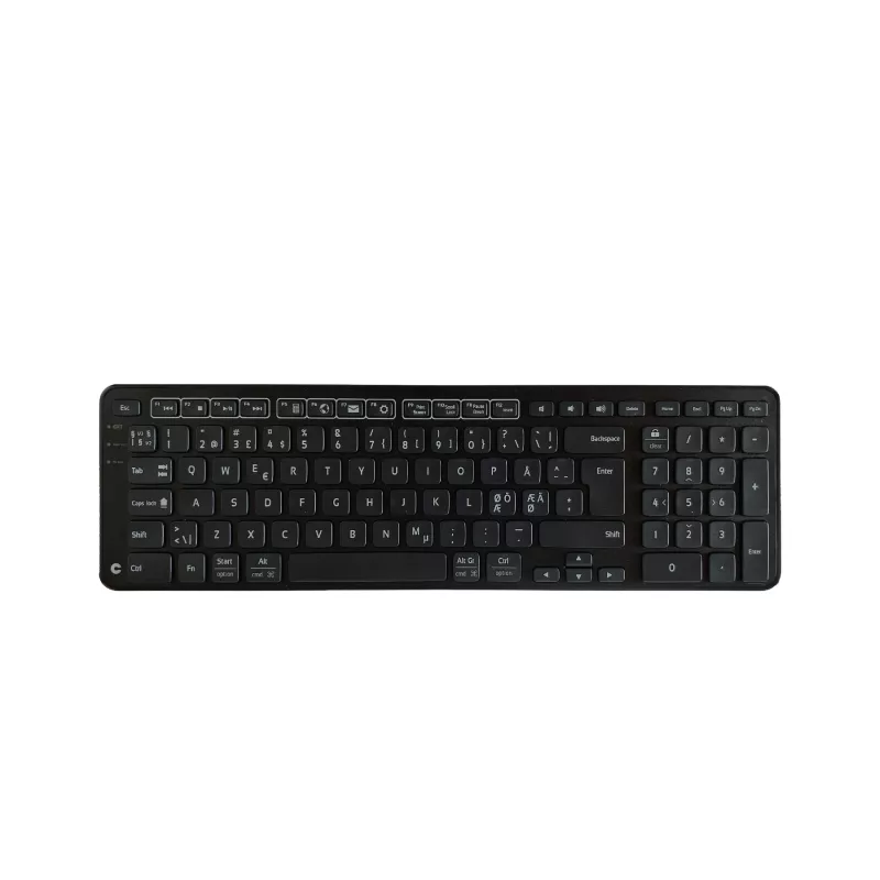 CONTOUR DESIGN Balance Wireless Keyboard Pan Nordic (Black)