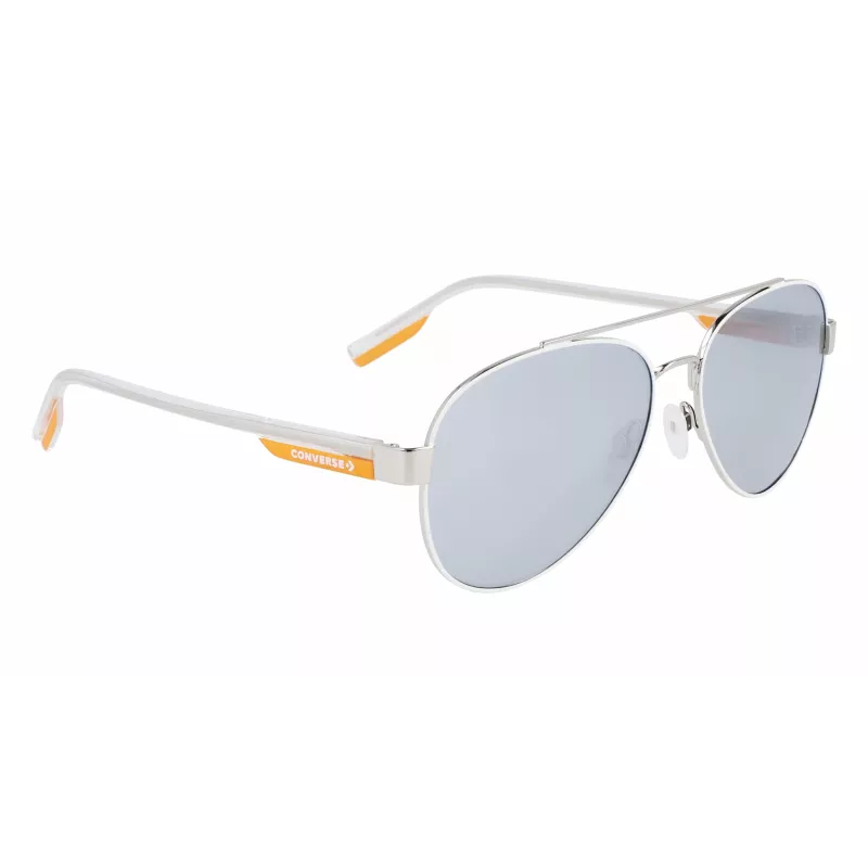 Converse CV300SDISR100 Vīriešu saulesbrilles - Melns acetāta rāmis, Pelēkas polikarbonāta lēcas, 58mm