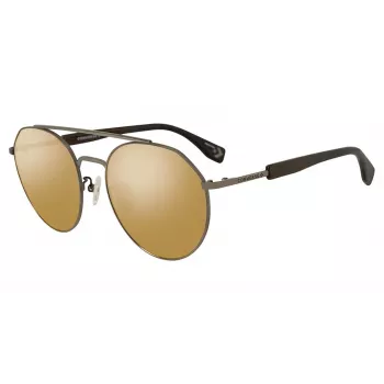 CONVERSE Unisex Saulesbrilles SCO053Q56568G Spīdīgs Melns Rāmis Zaļas Lēcas 56/19/140 mm