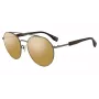 CONVERSE Unisex Saulesbrilles SCO053Q56568G Spīdīgs Melns Rāmis Zaļas Lēcas 56/19/140 mm
