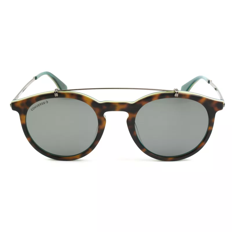 Converse Unisex Saulesbrilles SCO139500ALI - Melns Rāmis, Pelēkas Lēcas, UV400 Aizsardzība