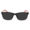 CONVERSE Sieviešu saulesbrilles CV506SCHUCK01 - Melns rāmis, Pelēkas lēcas, 57mm
