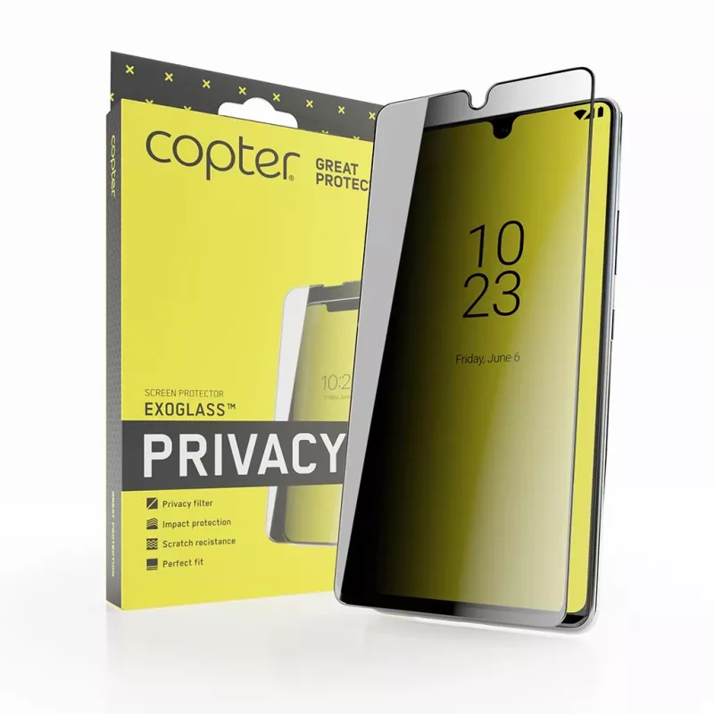 Copter Privacy Curved Screen Protector for iPhone 16 Pro / 17 / 17 Pro