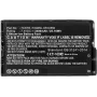CoreParts MBXDE-BA0184 rezerves akumulators Dell Latitude 12 7202 / 7202 Rugged Tablet - 7.6V 3400mAh 25.84Wh Li-Ion 2 šūnu melns