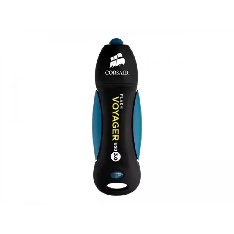 CORSAIR Flash Voyager 256GB USB-A 3.2 Gen 1 zibatmiņa (melns/zils)