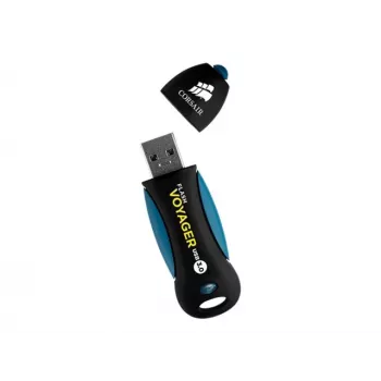 CORSAIR Flash Voyager 256GB USB-A 3.2 Gen 1 zibatmiņa (melns/zils)