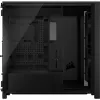 Corsair FRAME 5000D WOOD RS Mid-Tower PC Case, Black/Walnut, E-ATX, ATX, Micro-ATX, Mini-ITX, Steel/Tempered Glass/Plastic/Walnut Wood, Gaming