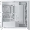 Corsair FRAME 5000D WOOD RS Mid-Tower PC korpuss, balts/valrieksts, rūdīts stikls, ATX, E-ATX, Micro-ATX, Mini-ITX, tērauds/plastmasa, spēlēm