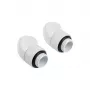 Corsair Hydro X Series 45° Rotary Adapter - Liquid Cooling System Fitting - White (Pack of 2)