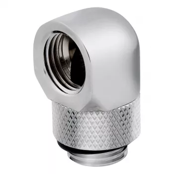 Corsair Hydro X Series 90° rotējošais adapteris G1/4 collas hroms (2 gab.) - CX-9055008-WW
