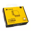 Corsair Hydro X Series XF Hardline 90° 14mm OD - Leņķa montāžas adapteris šķidruma dzesēšanas sistēmai - Balts (2 iepakojumā)
