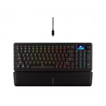 CORSAIR VANGUARD 96 mehāniskā spēļu tastatūra ar CORSAIR MLX Plasma slēdžiem