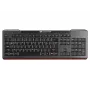 COUGAR 200K tastatūra - pilna LED fona apgaismojums - šķērsslēdža membrāna - vadu USB - melna