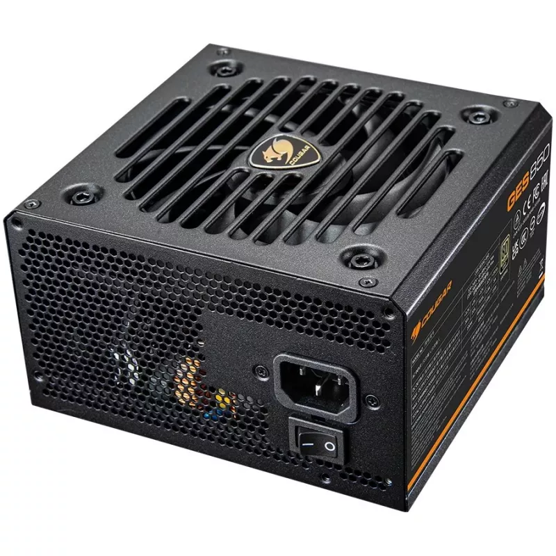 Cougar GES 850 850W 80 Plus Gold ATX barošanas bloks ar fiksētiem kabeļiem