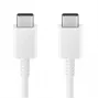 CP USB-C to USB-C uzlādes kabelis 1m 2A ātra uzlāde universāla datu sinhronizācija balts