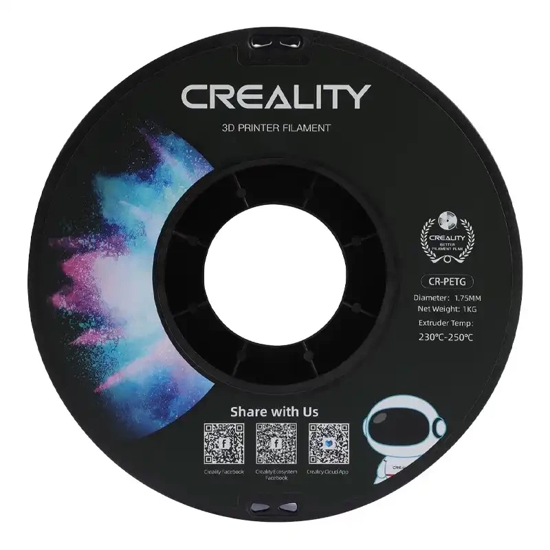 CR-PETG Filament Creality (Caurspīdīgi Zils)