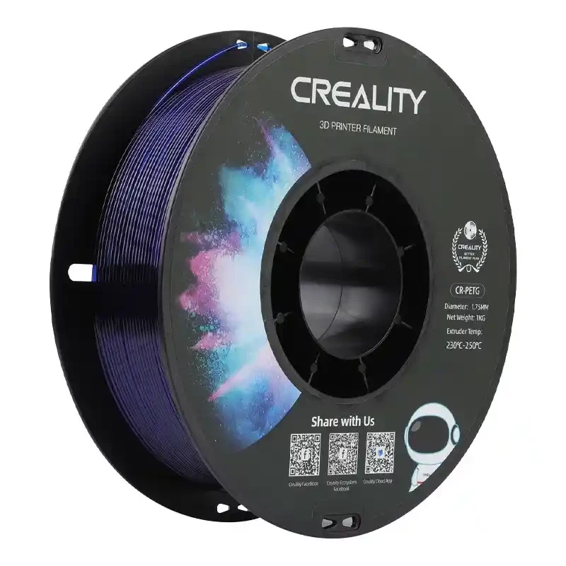 CR-PETG Filament Creality (Caurspīdīgi Zils)