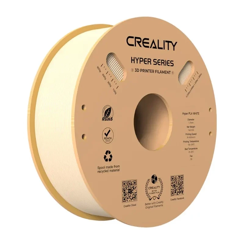 Creality Hyper PLA Filaments (Bēšs) - 1.75mm 3D printera pavediens