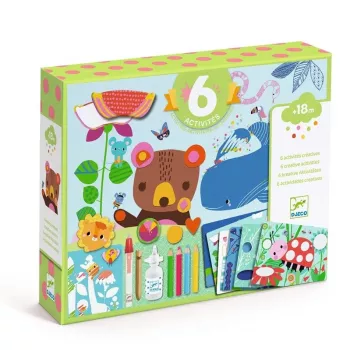 Creative Mouse and Friends kolāžas komplekts no Djeco