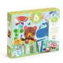 Creative Mouse and Friends kolāžas komplekts no Djeco