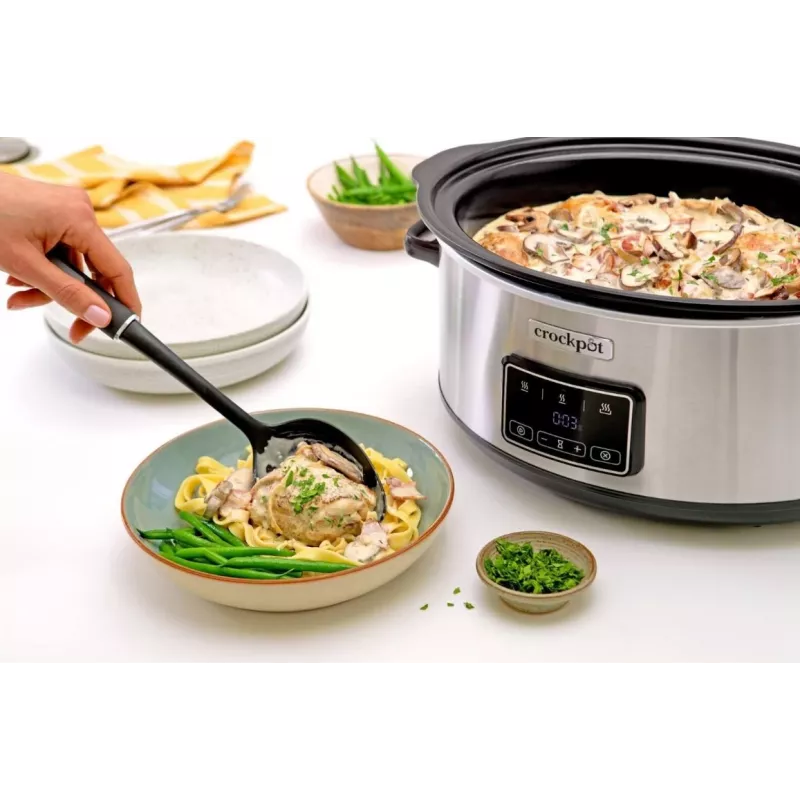 Crock-Pot CSC112X 6,5 litru lēnais katls (sudraba)