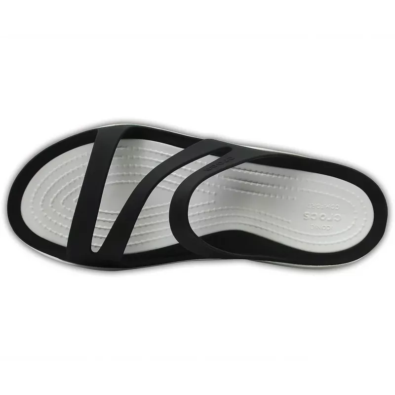 Crocs Swiftwater Sandal sieviešu melnas baltas 36-37