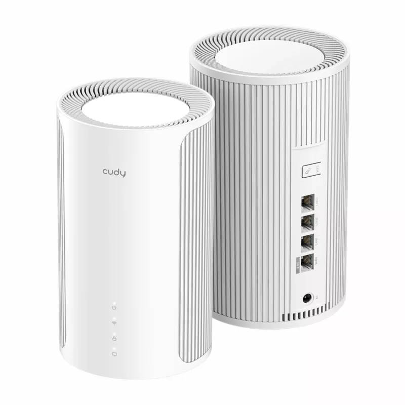 Cudy BE6500 2.5G Mesh Wi-Fi 7 sistēma – 2 iepakojums