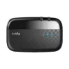 Cudy MF4 4G LTE mobilais Wi-Fi hotspot maršrutētājs, 300 Mbps vienjoslas 2.4 GHz, līdz 10 ierīcēm, 2000 mAh akumulators, melns