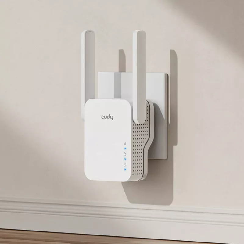 Cudy N300 Mesh Wi-Fi diapazona pagarinātājs | Sienas spraudnis