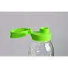 Curver Bottle Dots pudele 0,45L caurspīdīga/zaļa