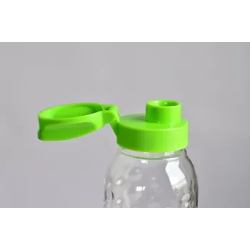 Curver Bottle Dots pudele 0,45L caurspīdīga/zaļa