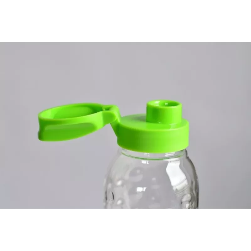 Curver Bottle Dots pudele 0,45L caurspīdīga/zaļa