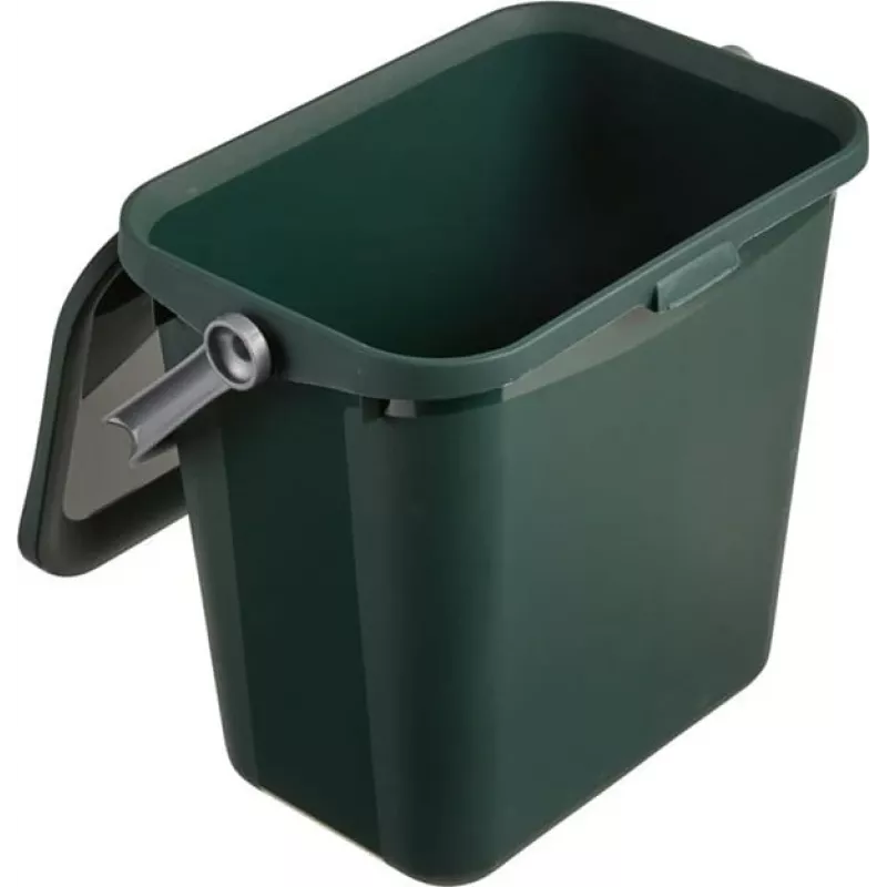 Curver Multiboxx Bio 6L zaļa komposta tvertne no pārstrādātas plastmasas ar ventilējamu vāku