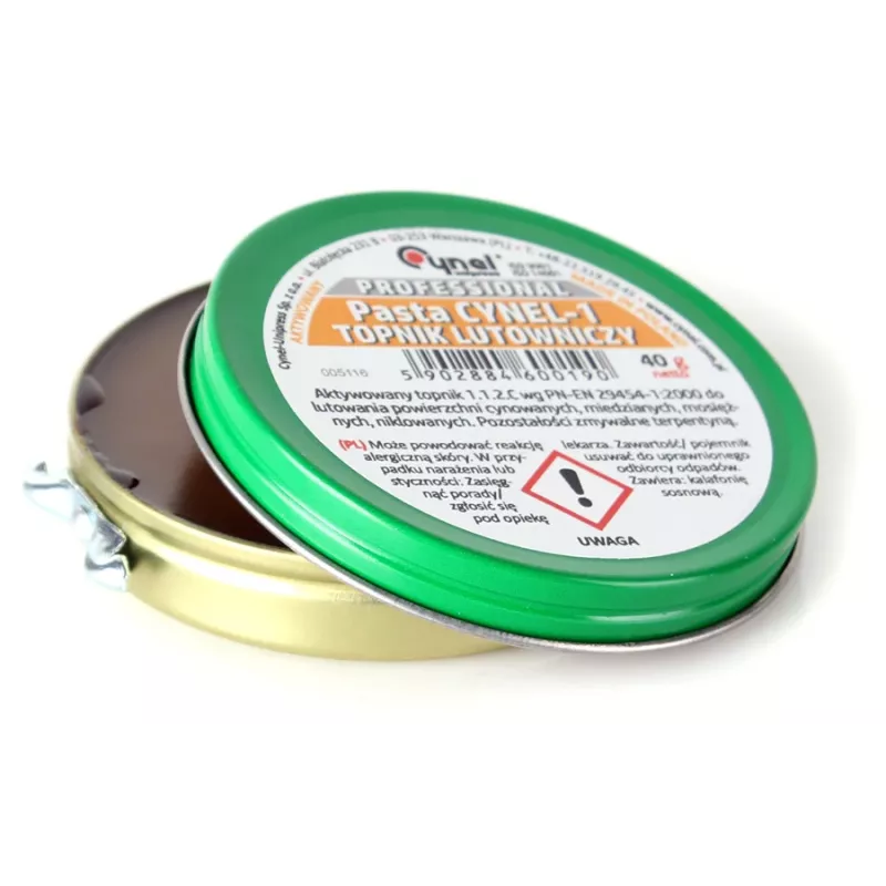 CYNEL UNIPRESS CYNEL-1 40g Lodēšanas plūsmas pasta mīkstai lodēšanai