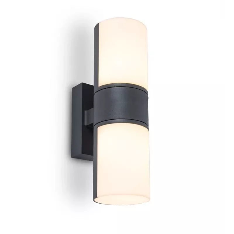 CYRA 5198101118 15W LED sienas lampa, matēti melna, 3000K silta balta, 1200 lūmeni