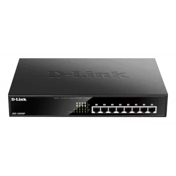 D-Link DGS-1008MP-RFB 8 portu galddatora Gigabit PoE+ slēdzis