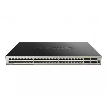 D-Link DGS-3630-52TC L3 pārvaldāms stekojams slēdzis - 48x Gigabit + 4x 10G SFP+, Rackmount