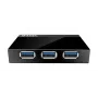 D-Link DUB-1340 4 portu USB 3.0 centrmezgls - melns