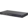 DAHUA CS4226-24ET-375 26 portu Layer 2+ pārvaldāms PoE+ slēdzis ar 24 Gigabit PoE+ portiem, 2 SFP augšupsaitēm, 375W budžetu, bez ventilatora, plauktā montējams