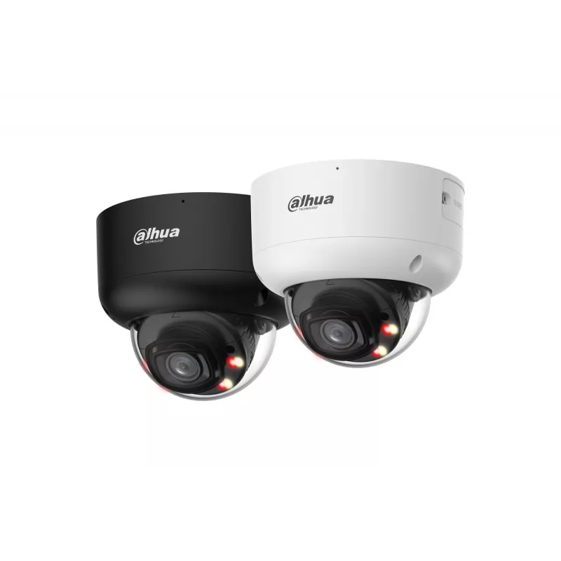 DAHUA IPC-HDBW5659R1-ASE-PV-0280B-PRO-BLACK 6MP kupola tīkla kamera ar 2.8mm objektīvu, WizMind AI, melna