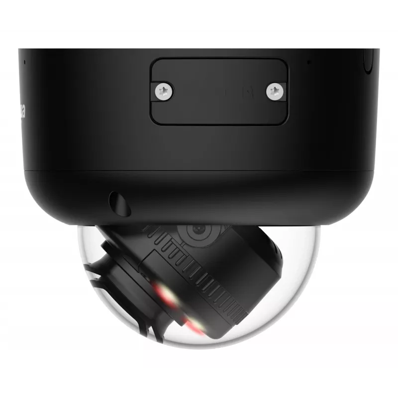 DAHUA IPC-HDBW5659R1-ASE-PV-0280B-PRO-BLACK 6MP kupola tīkla kamera ar 2.8mm objektīvu, WizMind AI, melna