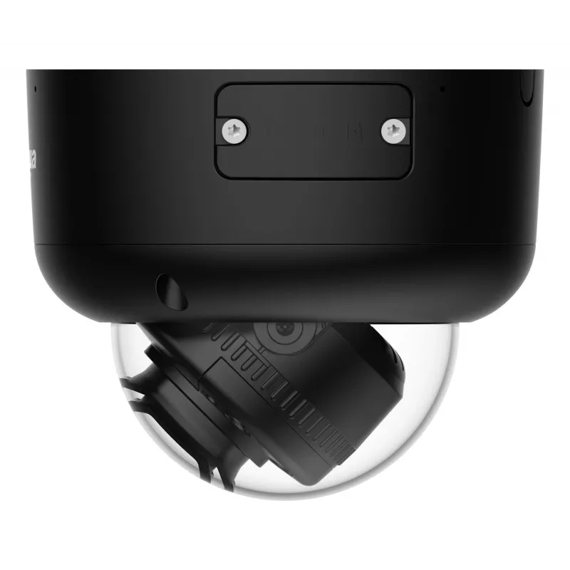 DAHUA IPC-HDBW5659R1-ASE-PV-0280B-PRO-BLACK 6MP kupola tīkla kamera ar 2.8mm objektīvu, WizMind AI, melna