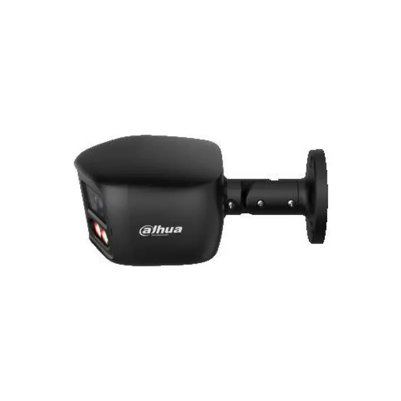 DAHUA IPC-PFW31259S-A180-E2-AS-PV-0280B-BLACK 5MP divu objektīvu panorāmas IP kamera ar aktīvo atturēšanu, melna